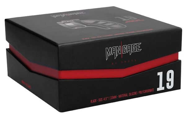 Cage de chasteté en silicone ManCage Modèle 19 - 11.5 x 3.2cm – Image 2