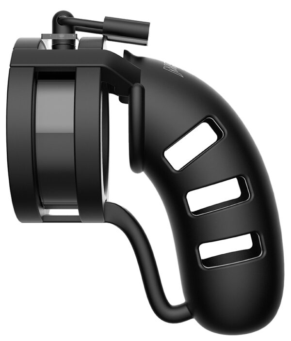 Cage de chasteté en silicone ManCage Modèle 19 - 11.5 x 3.2cm – Image 4