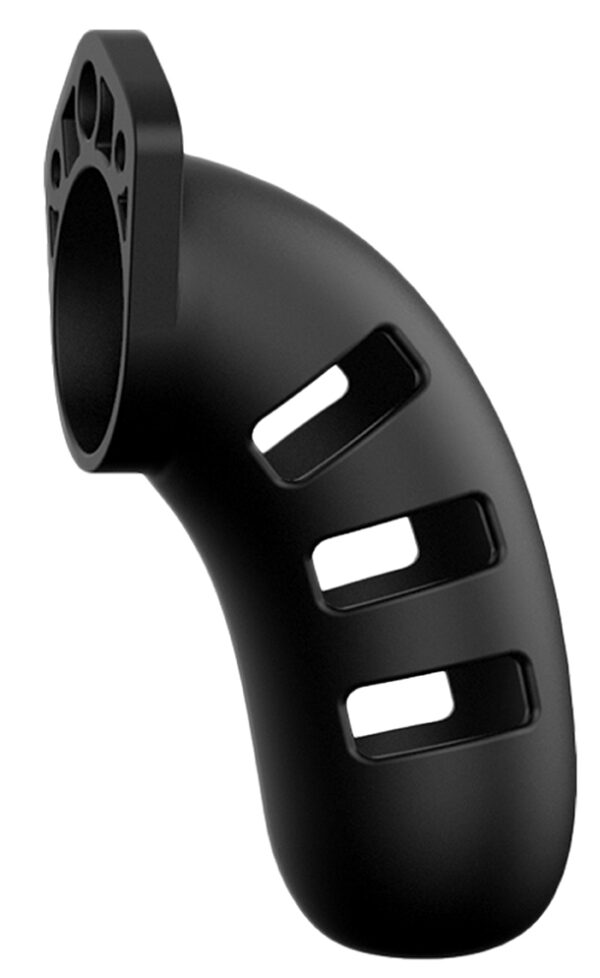 Cage de chasteté en silicone ManCage Modèle 21 - 11.5 x 3.5cm – Image 4