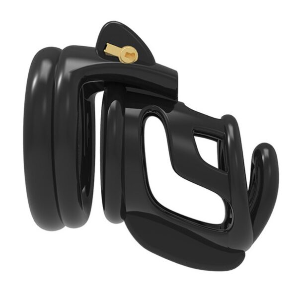 Cage de chasteté Gest Lock 7.5 x 3cm Noire – Image 2
