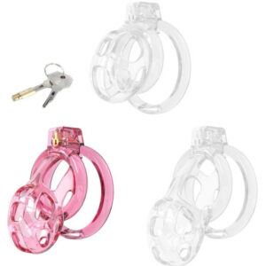 Cage de Chasteté Lock Cobra M 7 x 3.8cm Rose
