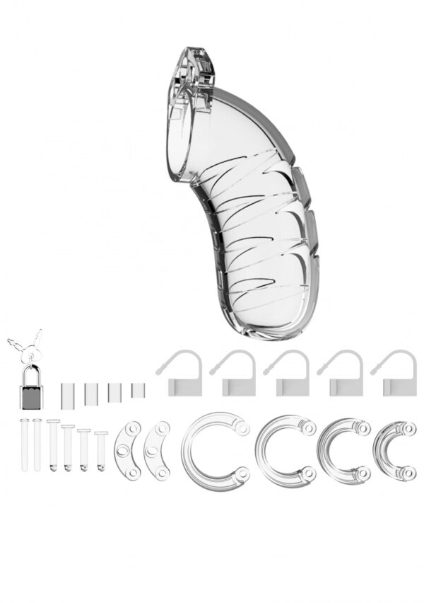 Cage de chasteté ManCage Modèle 04 11 x 3.5 cm Transparente – Image 3