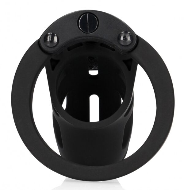 Cage de chasteté ManCage Modèle 23 - 6.5 x 3.5cm Noire – Image 2
