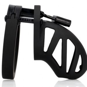 Cage de chasteté ManCage Modèle 23 - 6.5 x 3.5cm Noire