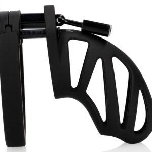 Cage de chasteté ManCage Modèle 24 - 9 x 3.5cm Noire