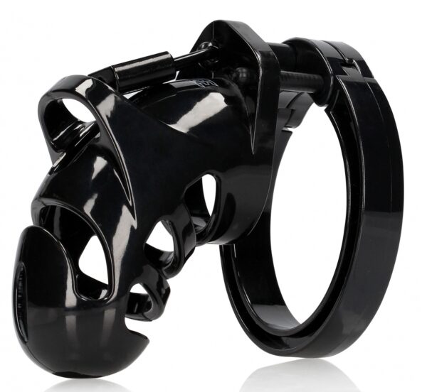 Cage de chasteté ManCage Modèle 25 - 9 x 3.5cm Noire – Image 3