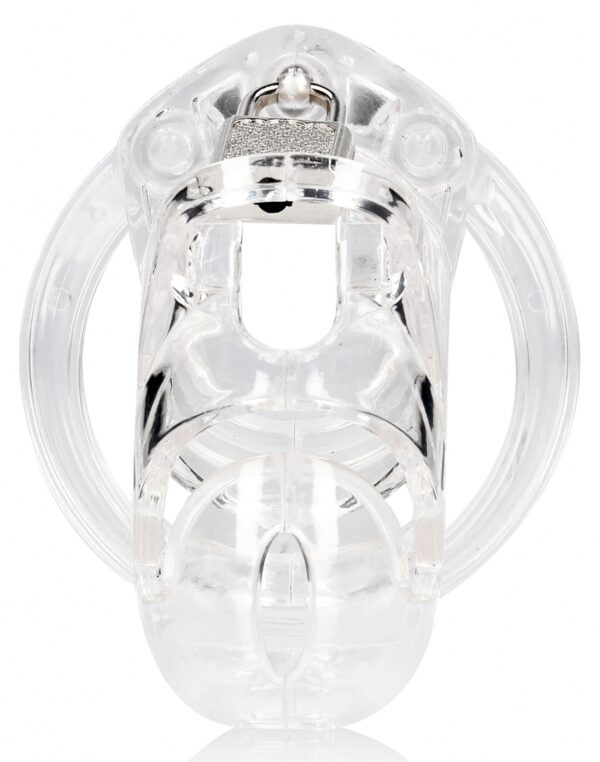 Cage de chasteté ManCage Modèle 25 - 9 x 3.5cm Transparente – Image 3