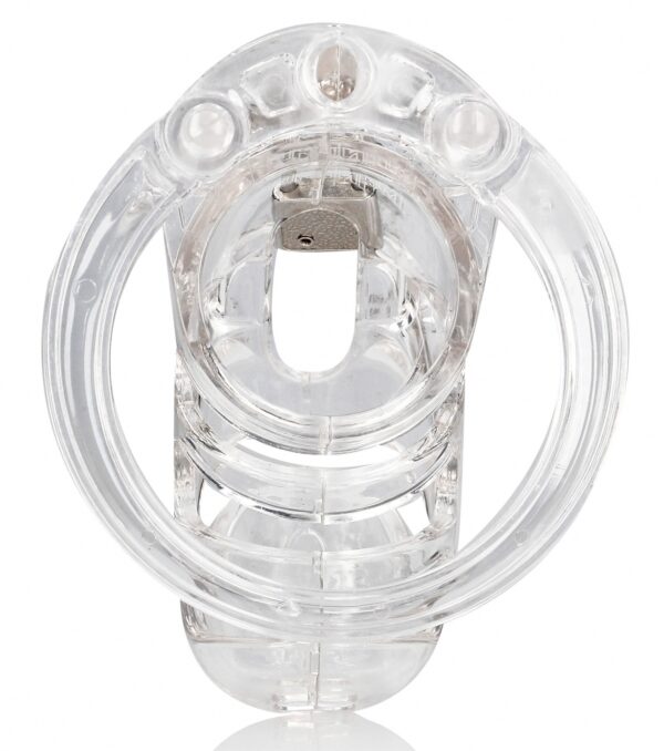 Cage de chasteté ManCage Modèle 25 - 9 x 3.5cm Transparente – Image 4
