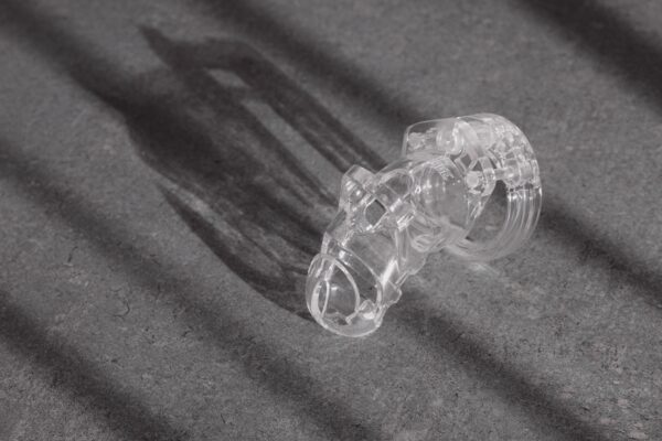 Cage de chasteté ManCage Modèle 25 - 9 x 3.5cm Transparente – Image 6