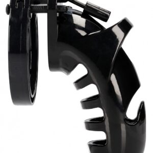 Cage de chasteté ManCage Modèle 26 - 11.5 x 3.5 cm Noire