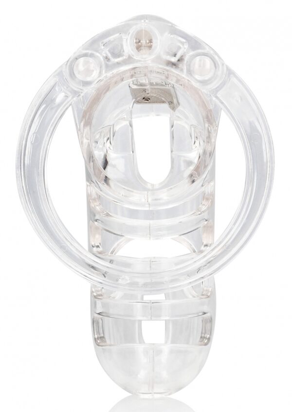 Cage de chasteté ManCage Modèle 26 - 11.5 x 3.5 cm Transparente – Image 3