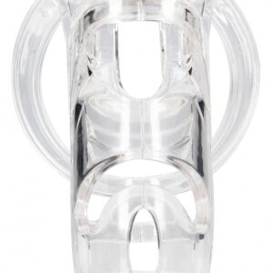 Cage de chasteté ManCage Modèle 26 - 11.5 x 3.5 cm Transparente