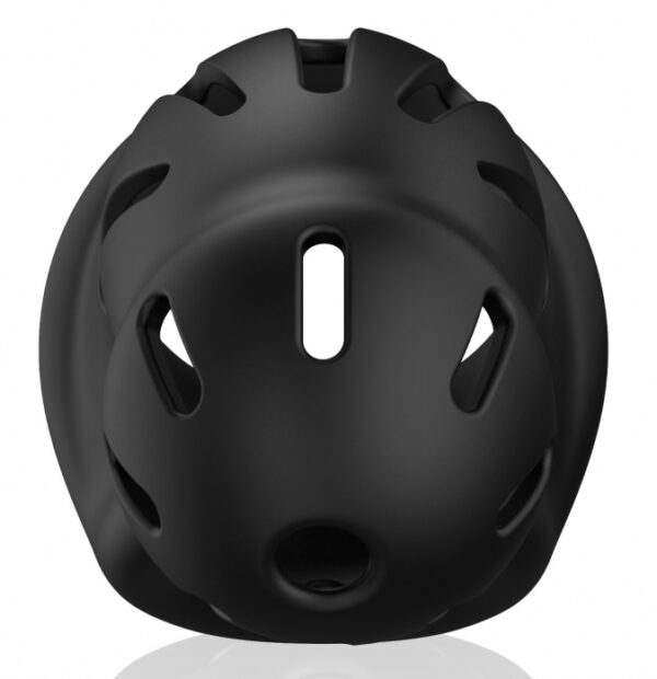Cage de chasteté ManCage Modèle 27 - 9.6 x 3.5cm Noire – Image 3