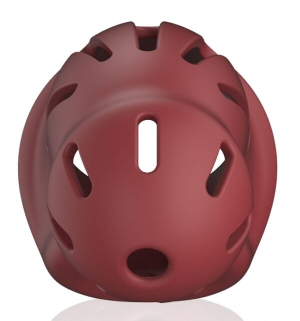 Cage de chasteté ManCage Modèle 28 - 9.5 x 3.5cm Rouge – Image 4