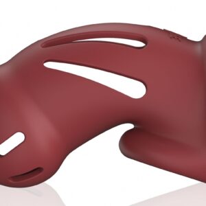 Cage de chasteté ManCage Modèle 28 - 9.5 x 3.5cm Rouge