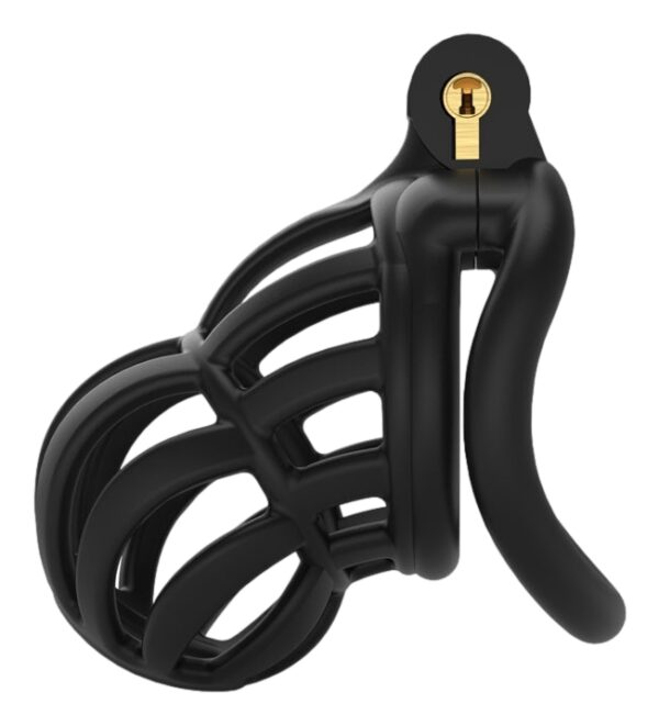 Cage de chasteté Narra 8 x 3.6cm Noir – Image 2