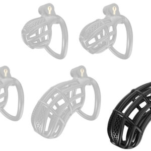 Cage de Chasteté Nexia XXL 11.5 x 3.4 cm Noire