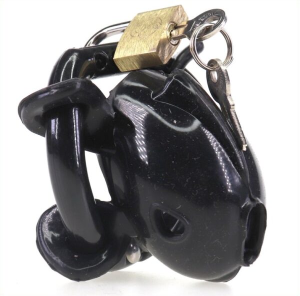 Cage de chasteté Nub Soft 6 x 2cm Noire – Image 3