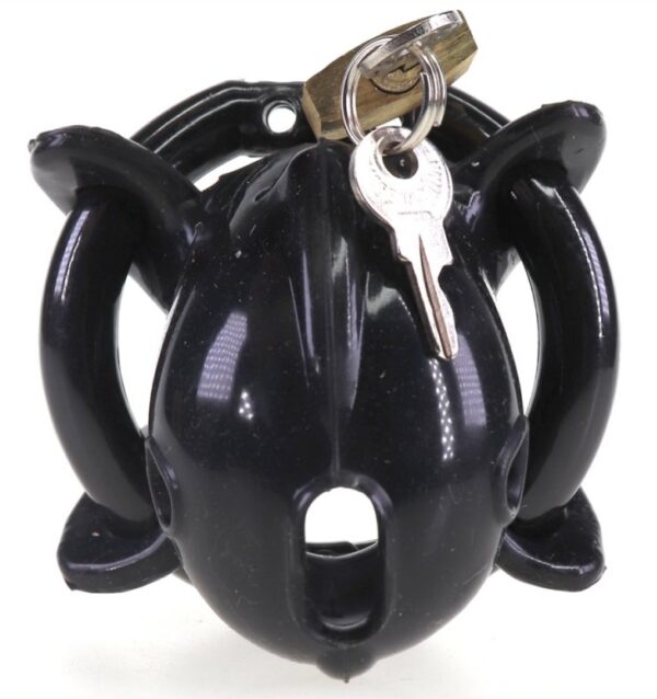 Cage de chasteté Nub Soft 6 x 2cm Noire – Image 4