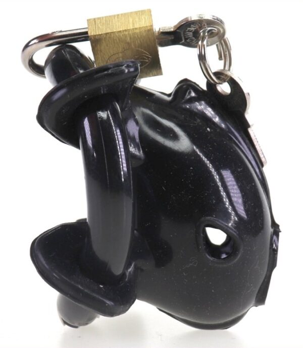 Cage de chasteté Nub Soft 6 x 2cm Noire – Image 5