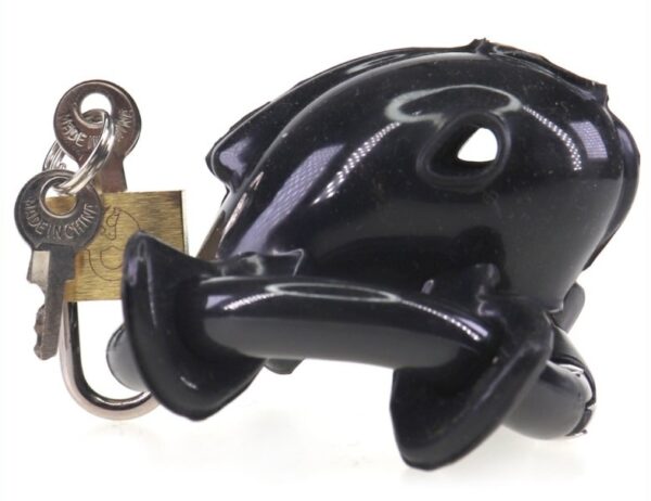 Cage de chasteté Nub Soft 6 x 2cm Noire