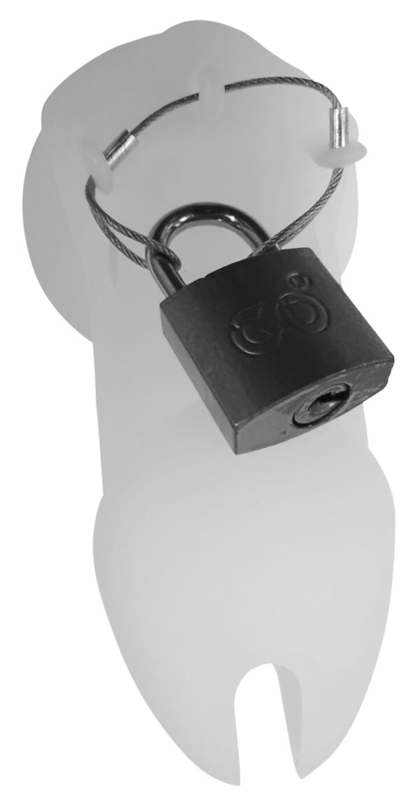 Cage de chasteté Silicone Bran 9  x 3cm Rose – Image 5