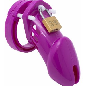 Cage de chasteté Silicone Bran 9 x 3cm Violette