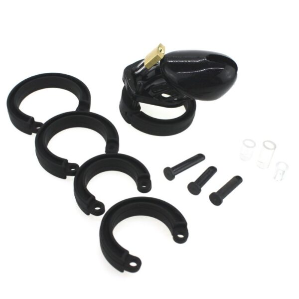 Cage de Chasteté Sily 7 x 3.3cm Noir – Image 3