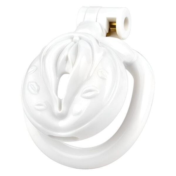 Cage de Chasteté Sissy Kiss 3.5 x 3.8cm Blanc – Image 2