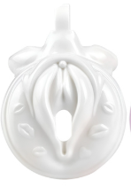 Cage de Chasteté Sissy Kiss 3.5 x 3.8cm Blanc