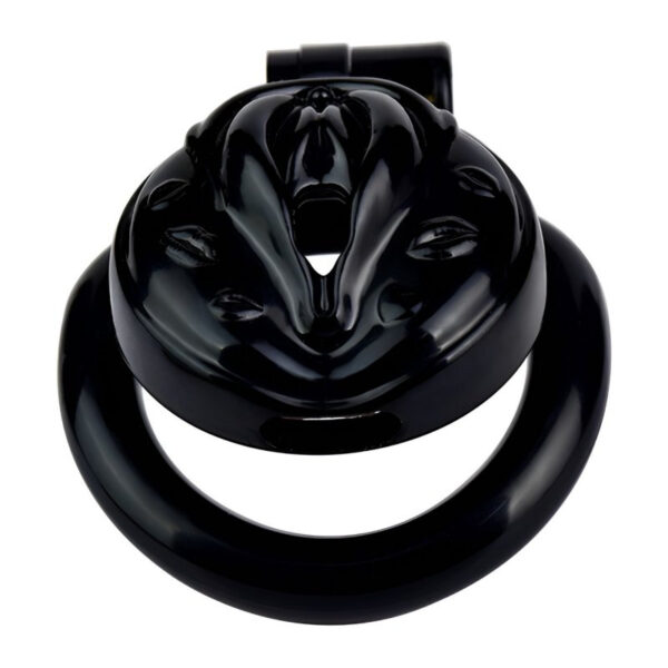 Cage de Chasteté Sissy Kiss 3.5 x 3.8cm Noir – Image 3
