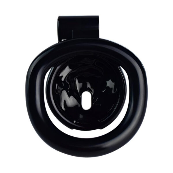 Cage de Chasteté Sissy Rose 3.5 x 3.5 cm Noire – Image 2