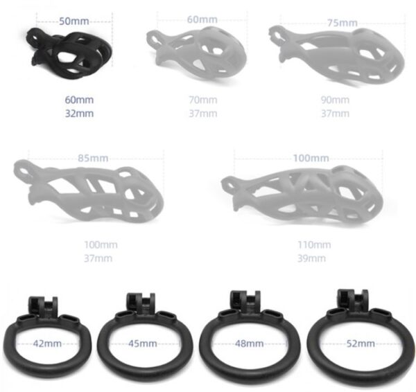 Cage de chasteté SOLID ASPIC 5 x 3.2cm – Image 4