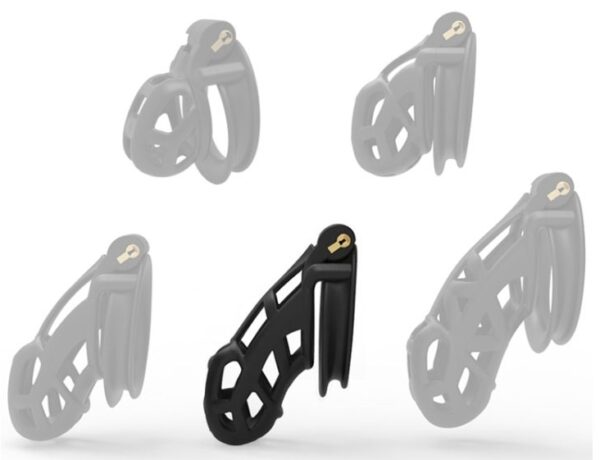 Cage de chasteté Solid Naja 8.5 x 3.7cm – Image 2