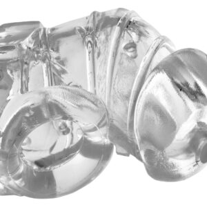 Cage de chasteté souple Detained 7cm Transparente