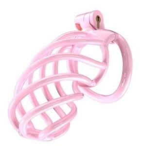 Cage de chasteté TORTILLE XL 11 x 3.4 cm Rose