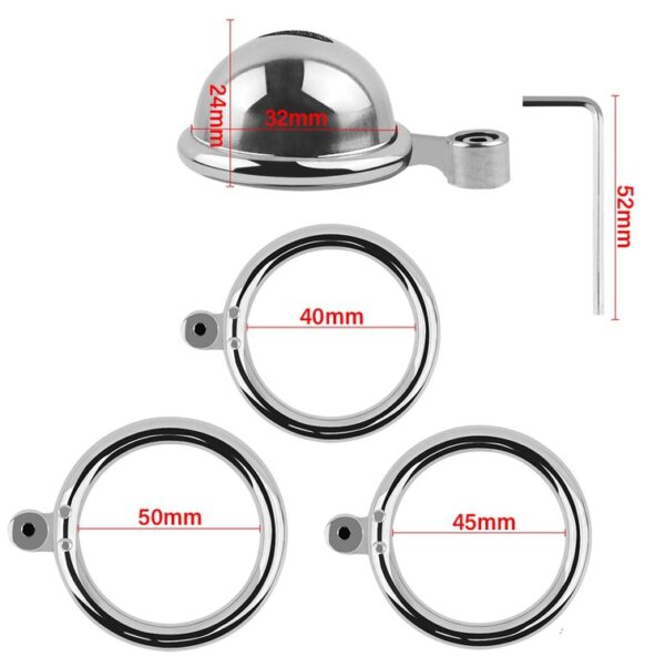 Cage de chasteté Xtrem Lock 3.5 x 3.4cm – Image 4