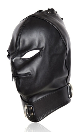 Cagoule avec Zip Strict Hood Noire – Image 2