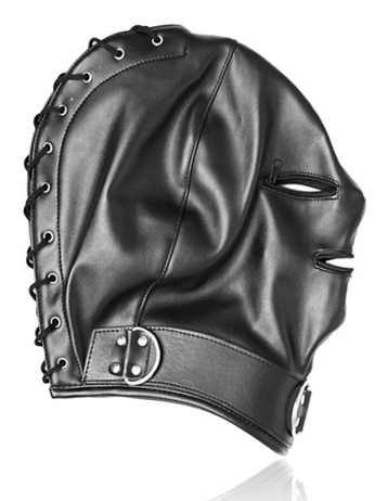 Cagoule avec Zip Strict Hood Noire – Image 4