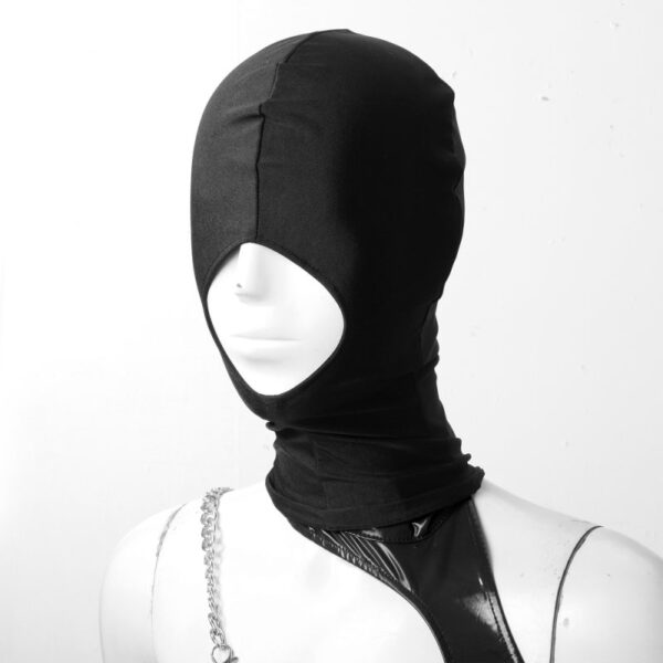 Cagoule avec zip Open n°1 Noire – Image 2