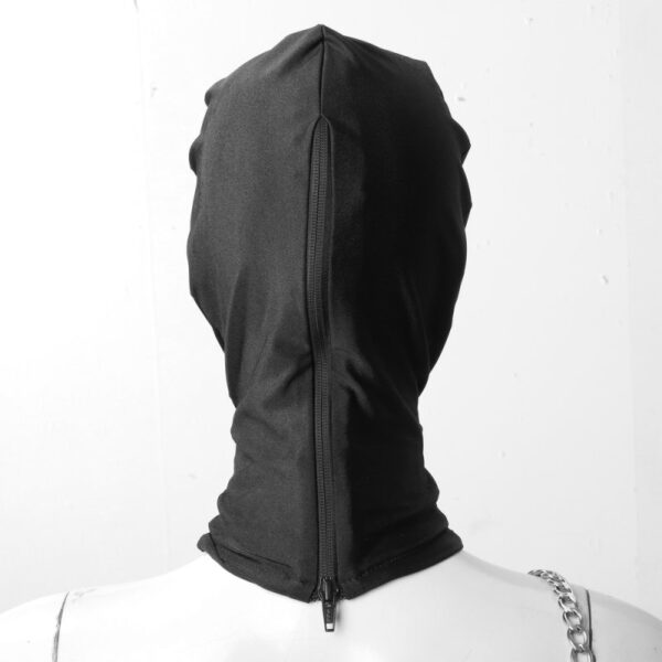 Cagoule avec zip Open n°1 Noire – Image 3