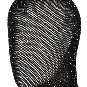 Cagoule en Résille avec Strass Diamands