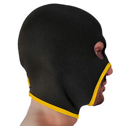 Cagoule Eyes Face Brutus Noire-Jaune – Image 4