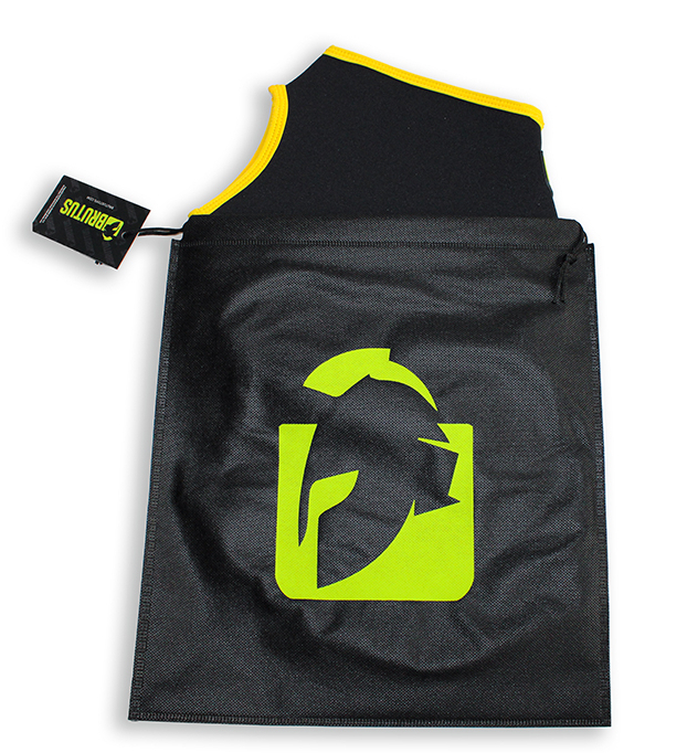 Cagoule Eyes Face Brutus Noire-Jaune – Image 5