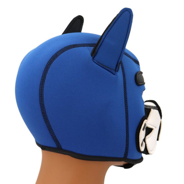 Cagoule Puppy Fox Néoprène Bleu-Blanc – Image 4