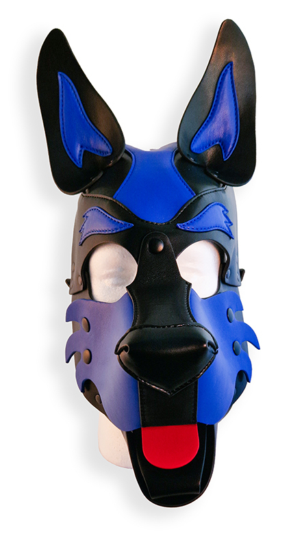 Cagoule Puppy Hood Noire et Bleue – Image 2