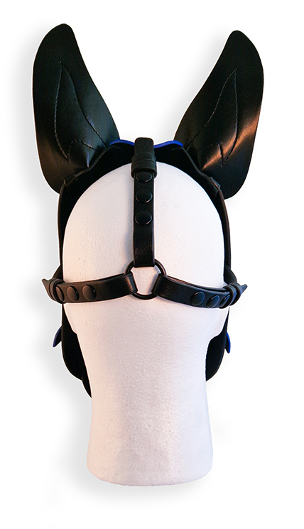 Cagoule Puppy Hood Noire et Bleue – Image 3