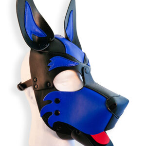 Cagoule Puppy Hood Noire et Bleue