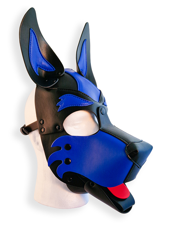 Cagoule Puppy Hood Noire et Bleue