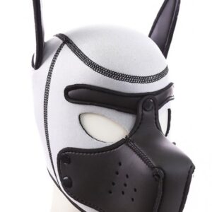 Cagoule Puppy néoprène Noir-Blanc